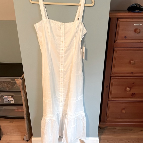 Reformation Dianne Dress in Ivory NWT 6 - Picture 6 of 13